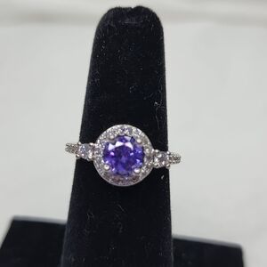 LAB CREATED ALEXANDRITE RING